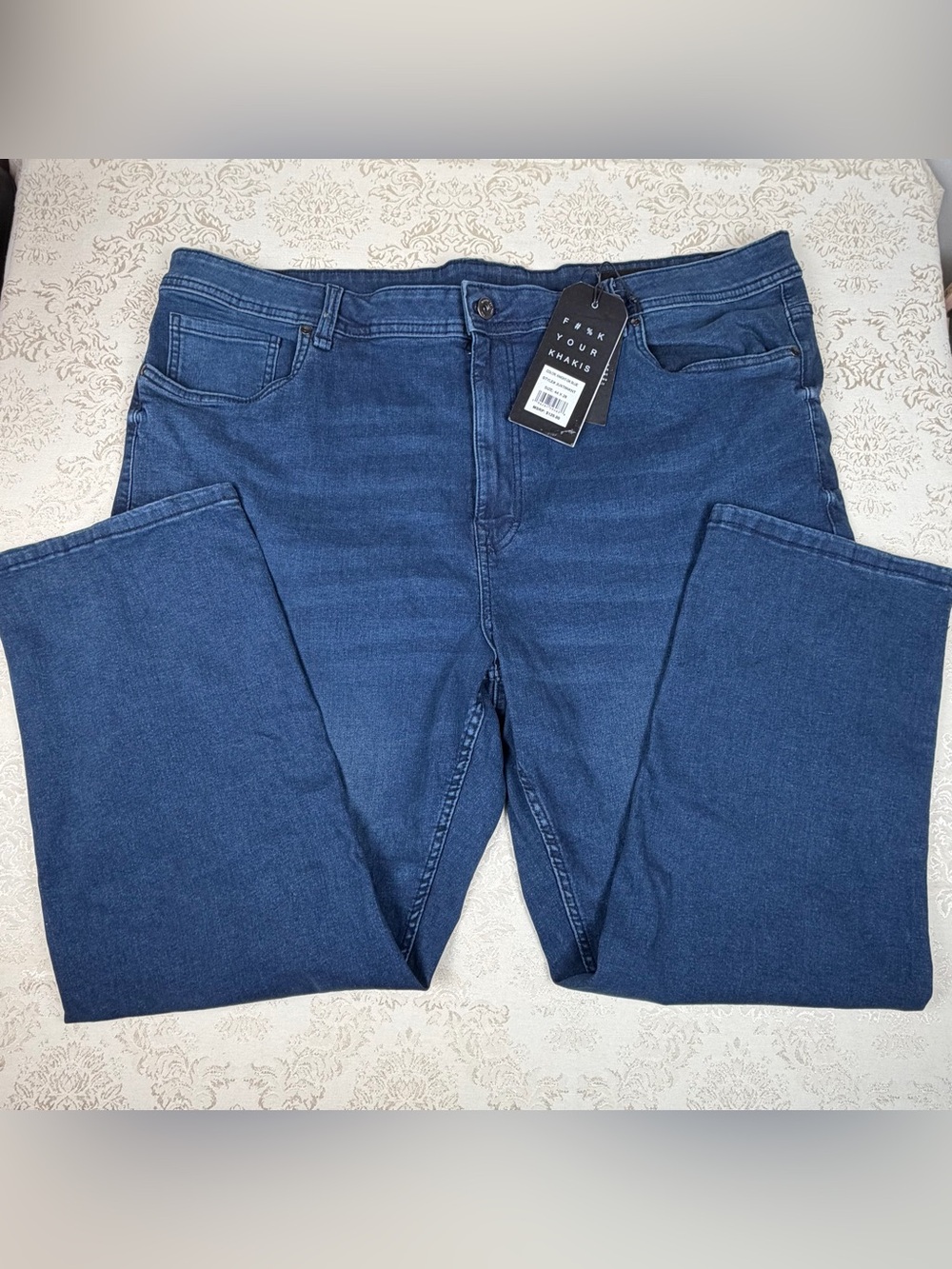 The Perfect Jean NYC Men's Dark Blue Jeans NWT 44x28 Thick